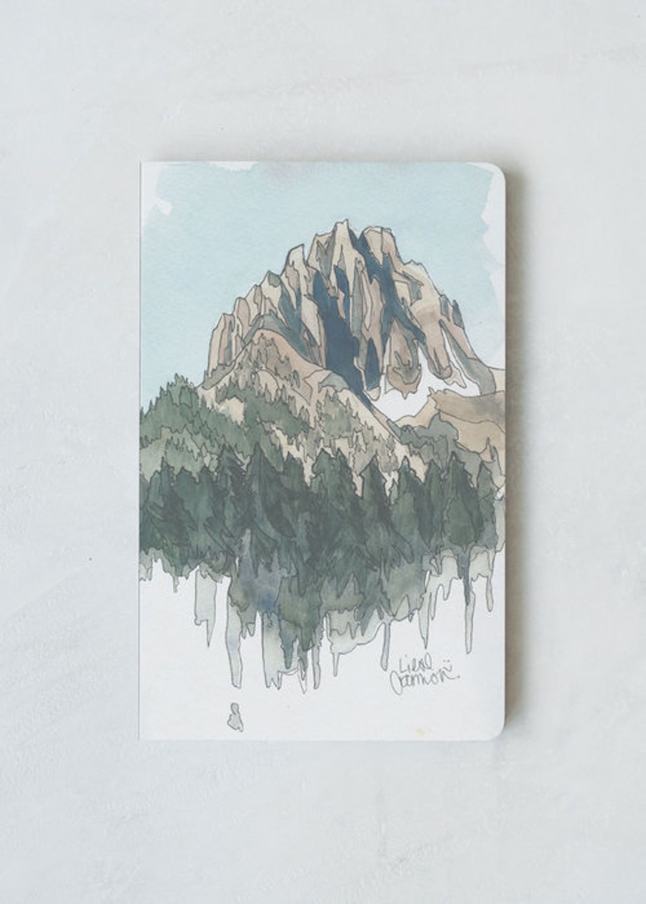 Denik Lfc310 Drawing Mountains Front Cover