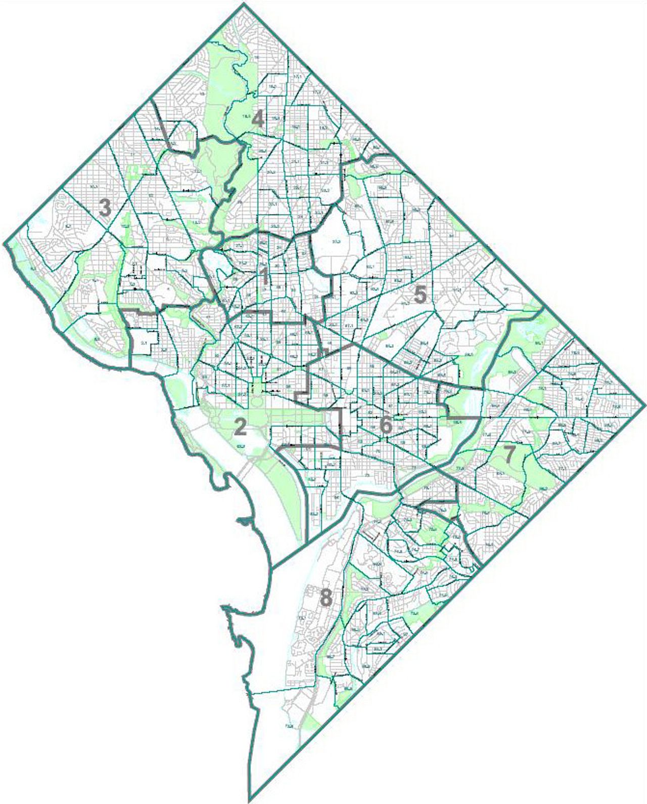 Hbp Dc Ward Map