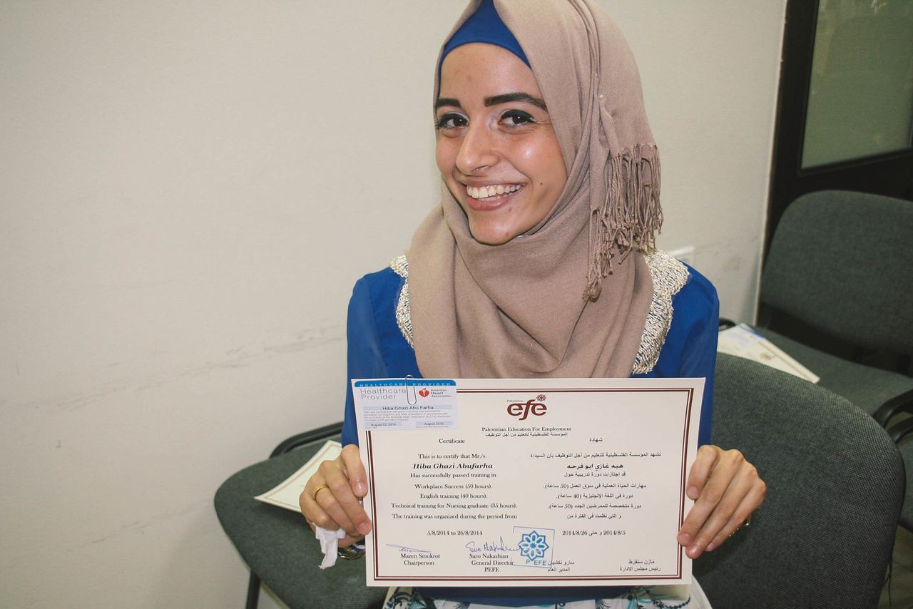 Nursing Graduate Palestine Photocredit Palestine Efe Lr