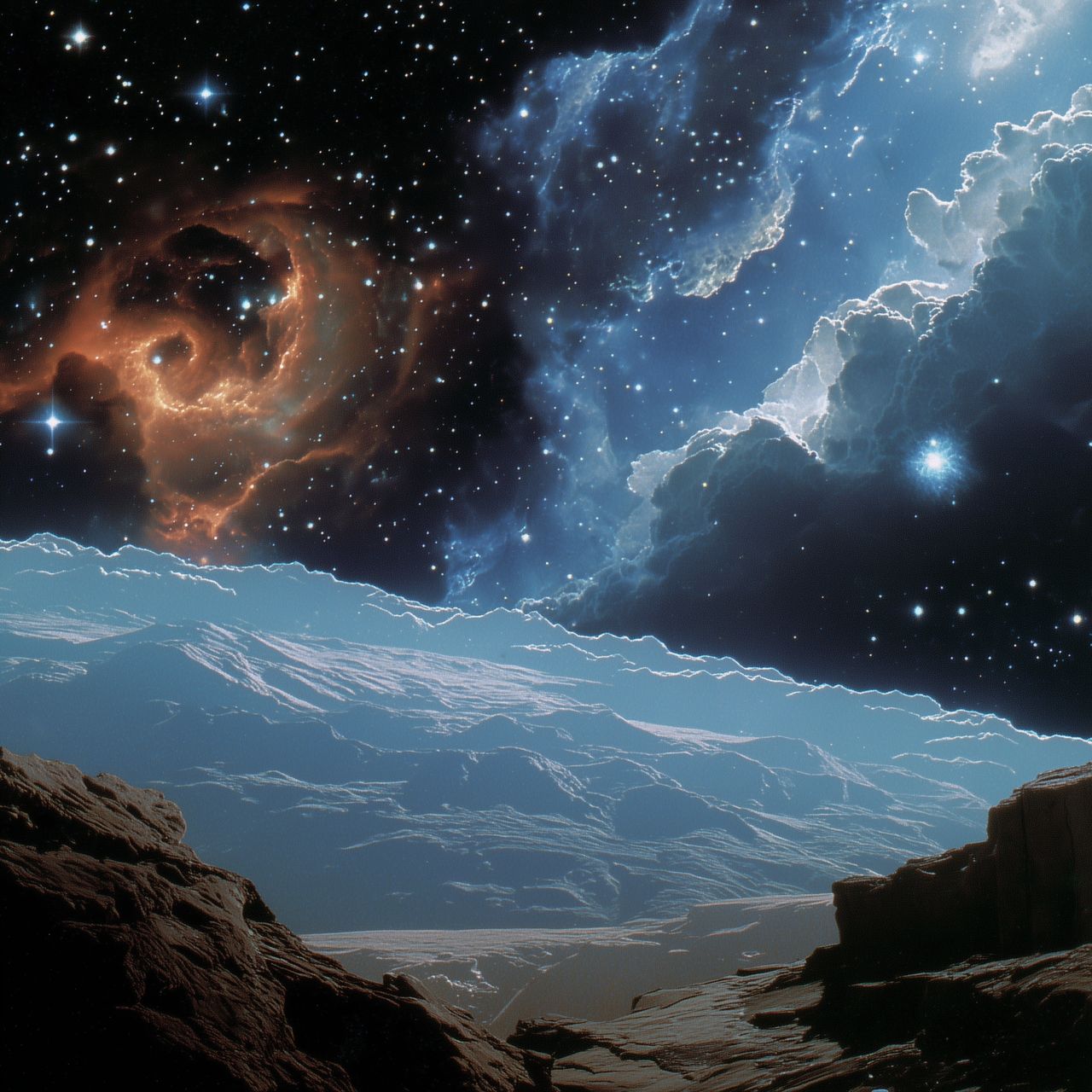 U4592745824 A stunning analog style collage blending galactic t 1a9a9d71 9981 44dd 8a83 371f36343ca6