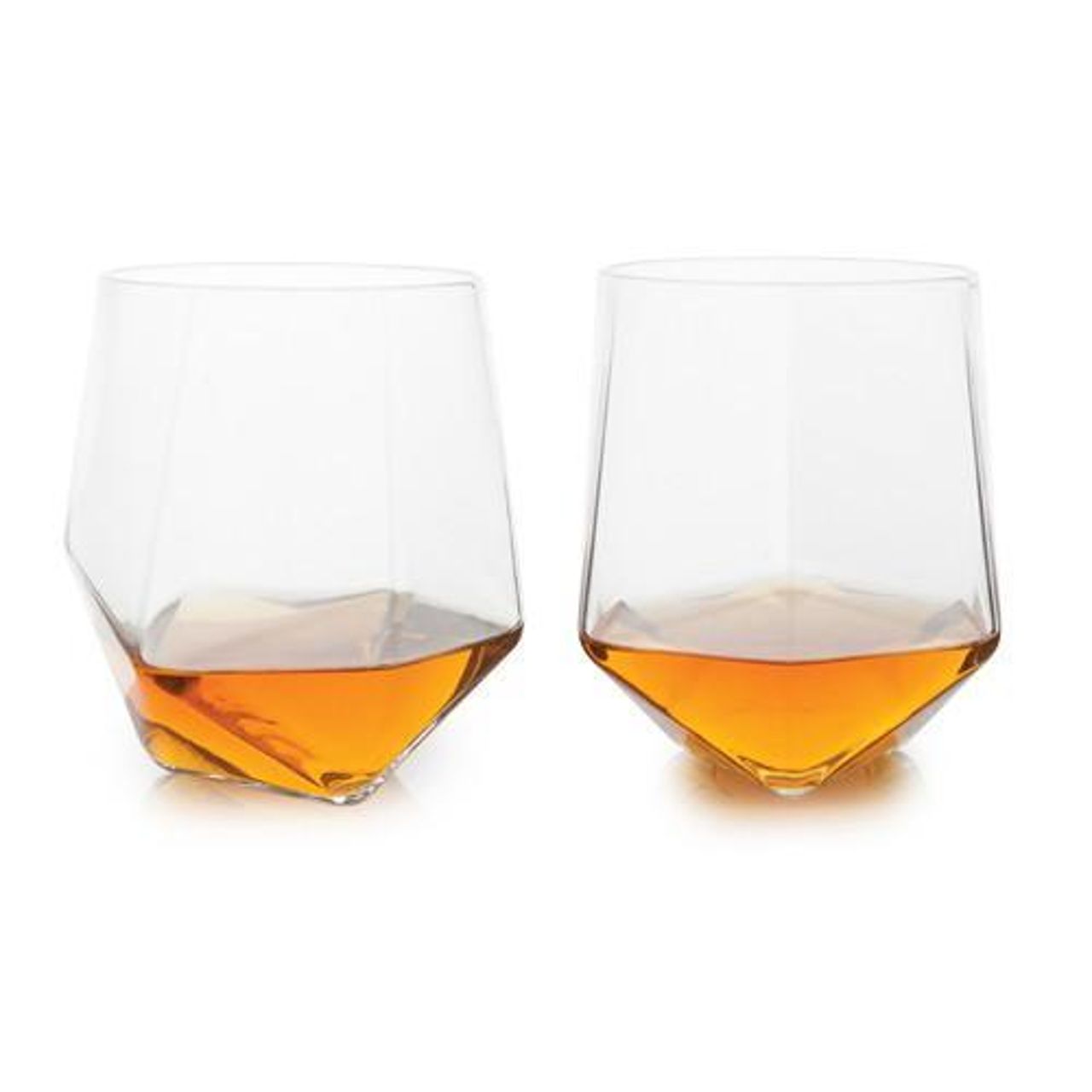 Ao Faceted Crystal Tumblers