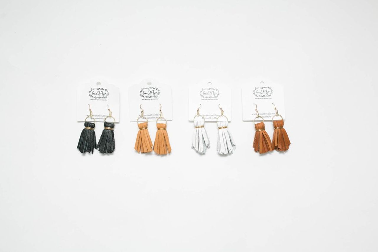 Pf2 F Pattie Btassle Earrings