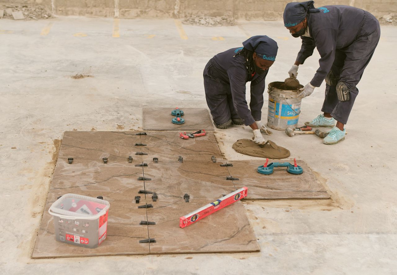 20 Tiling Process Demonstration 4