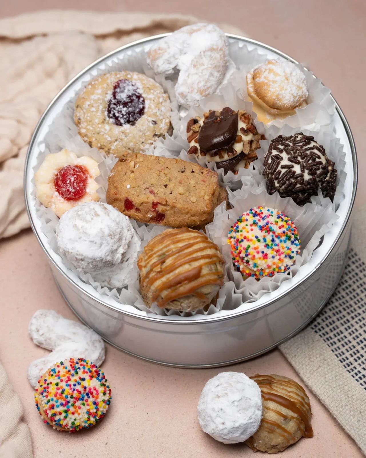 Butter Cookie Assortment Lifestyle Image