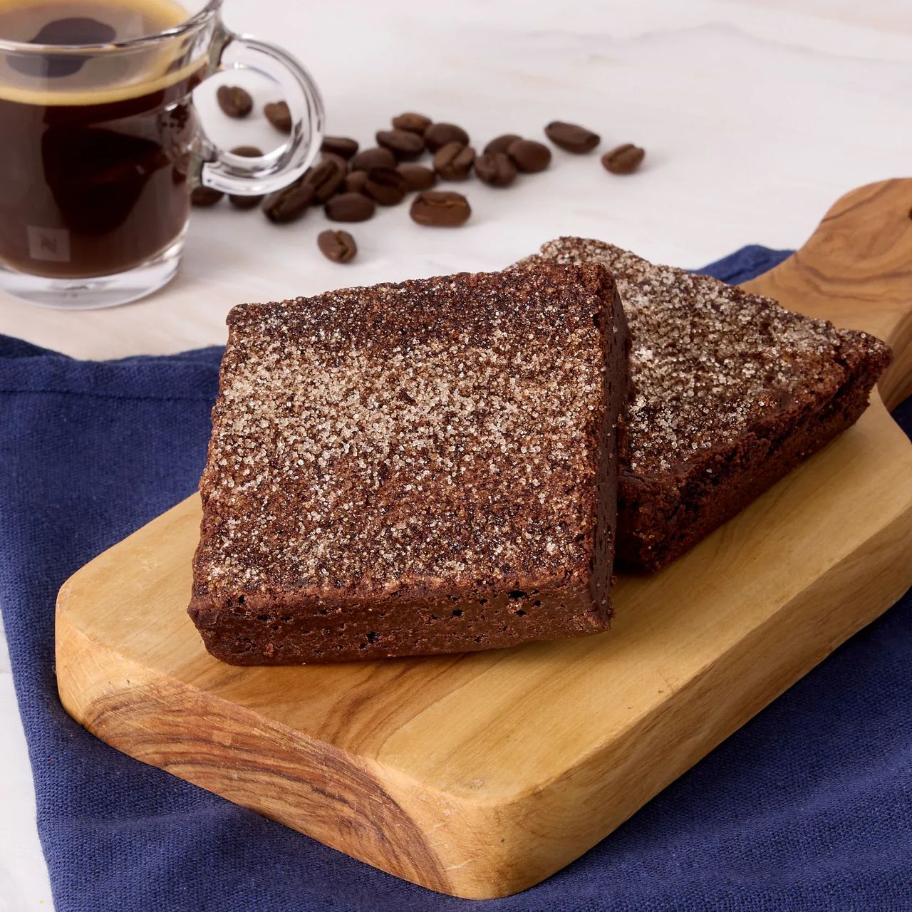 Espresso Roast Brownie with props